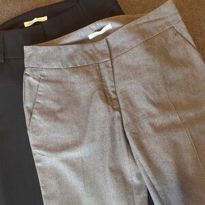 EIC 2 Pairs Kenneth Cole New York Women's Black and Gray Trousers